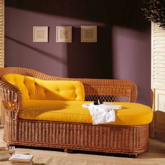 mobiliario de mimbre en Madrid